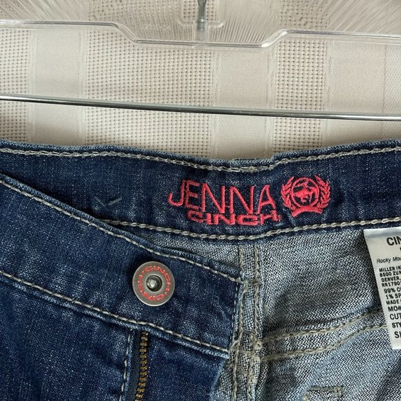 Cinch Womens Jenna Stretch Mid Rise SlimFit Boot Cut Denim Jeans Size 30/9 - Picture 6 of 15